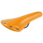 Sella Fixed Arancio Eco Con Borchie Senza Mors.*